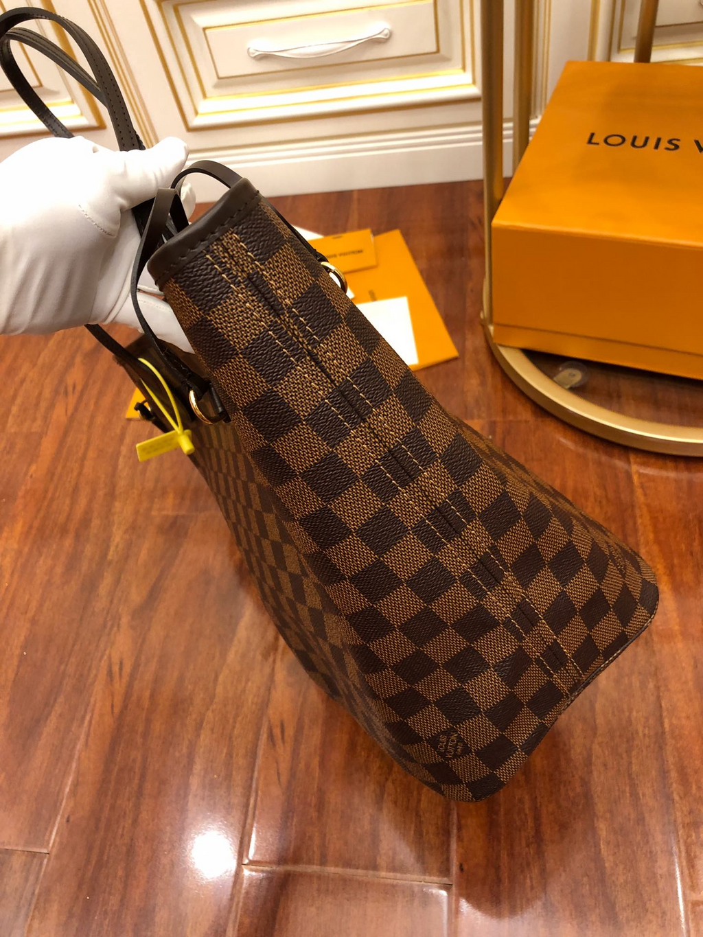 Louis Vuitton Ebene Monogram Leather Bag