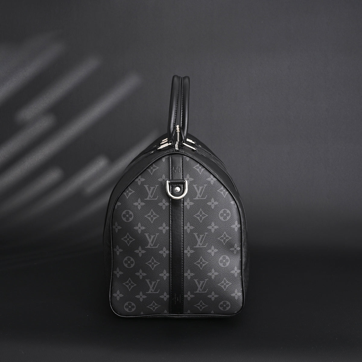 Louis Vuitton Keepall Bandoulière 50 – Monogram Eclipse Canvas Travel Bag