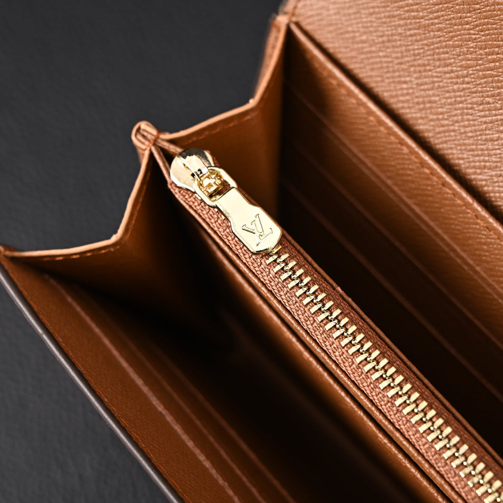 Louis Vuitton Sarah Wallet – Monogram Canvas Long Flap Wallet (M60531)